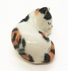 Figura De Gato Japonés En Miniatura De Cerámica - tienda online