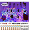 Mjmix 10 Pack 20 Luces Led Para Botella De Vino Con Corcho