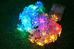 Guirnalda De Luces Led De 13 Pasteles, Con 40 Flores De Loto - Danielle's Store