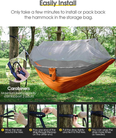 Hamaca De Camping Kootek Con Mosquitera Doble E Individual.. - tienda online