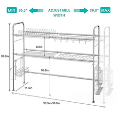 Estantería Para Fregadero, 2 Niveles De Acero, Better Chance - Danielle's Store