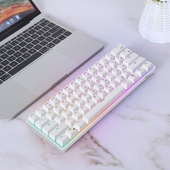 Imagen de Teclado Mecánico Rk Royal Kludge, Inalámbrico, Rgb, 60%