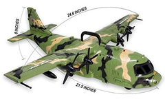 Juguete Gigante Del Avión Del Ejército Del Bombardero C130 - comprar online