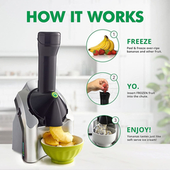 Máquina Para Hacer Helados Yonanas, Con 36 Recetas, 200w - tienda online