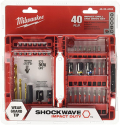 Milwaukee Brocas Herramienta 48-32-4006 Shockwave Bit Se