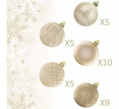 Imagen de Ki Store 34ct Adornos De Bolas De Navidad Decoraciones