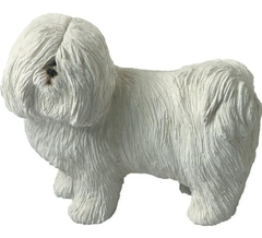 Figura Decorativa (tamaño Mediano, Coton De Tulear Escultura