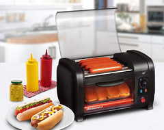 Horno Tostador Elite Gourmet Ehd-051b P/hot Dog C/ Rodillos - comprar online