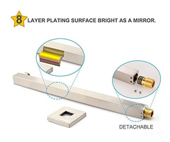 Brazo De Ducha De Latón Extra Largo Y Grueso De 16.0 in - comprar online