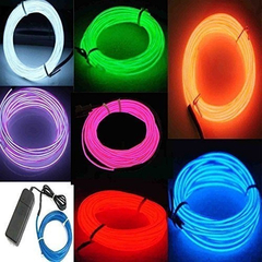 Paquete De 7 - Jytrend 9 Pies Neon Light El Wire Con Batería - comprar online