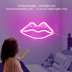 Letreros De Neón Con Forma De Labio Luces Led en internet