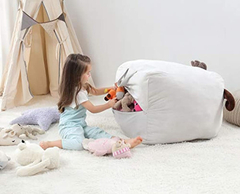 Puffs De Peluche Con Diseño De Ovejas, Gris, The Comfypal - tienda online