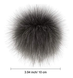 Imagen de Bememo 14 Piezas Pompón Bola Diy Piel De Zorro Sintético