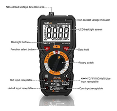 Multímetro Digital Avanzado Tacklife Multimedidor De Voltaje - comprar online