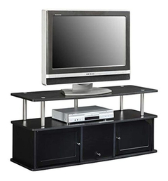 Mueble Para Tv, 3 Compartimentos De Madera Negro, 50.0in - comprar online