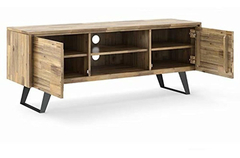 Mueble Para Tv De Madera Con Gabinetes,color Marrón. - Danielle's Store