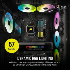 Refrigeración Líquida Corsair Icue H150i Elite 360mm Rgb - tienda online