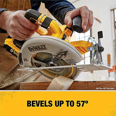 Dewalt Dcs570b Sierra Circular Inalámbrica De 7-1/4 pulgadas - Danielle's Store