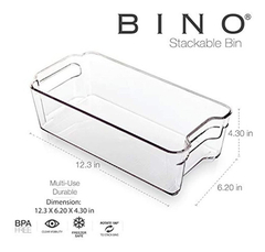 Bino - 2 Cubos De Almacenamiento Apilables De Plástico - comprar online