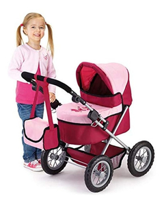 Coche Para Muñeca, Color Rojo-rosa - Danielle's Store