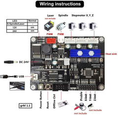 Grabadora De Broca Cnc Mysweety 3018 Pro Con Er11 - tienda online