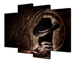 Cuadro De Pared Western Cowboy Wall Art American