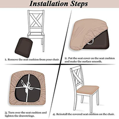 Imagen de Fundas De Asiento Para Silla De Comedor