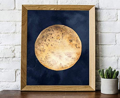 Planet Mercury - Lámina De Decoración De Pared De Vivero - Danielle's Store