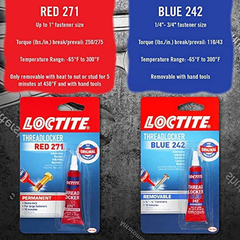 Imagen de Fijador De Roscas Loctite Blue, Tubo De 0.2 Fl Oz