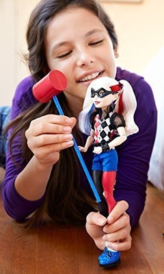 Muñeca De Acción Dc Super Hero Girls Harley Quinn De 12