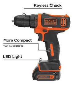 Imagen de Taladro De Litio Bdcdd12c 12v Max De Black And Decker