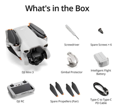 Mini Drone Dji Mini 3 (dji Rc, Control Con Pantalla) - comprar online