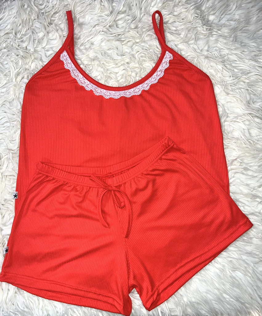 Pijama de morley juvenil cuello redondo