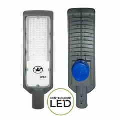 Luminária Pública Led Smd Chata Relê Fotocélula 200w 6000k Bivolt