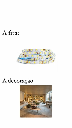 Fita Led 5050 Branco Quente 12v 300 leds IP20 5m - comprar online