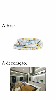 Fita Led 5050 Branco Frio 12v 300 leds IP20 5m na internet