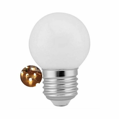 Lâmpada Led Bolinha 1w Branco Quente Bivolt