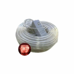 Mangueira Led C/ Fio De Fada 8 Funções IP65 Bivolt Vermelho 20m