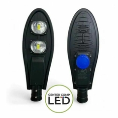 Luminária Pública Led Cob Com Relê Fotocélula 100w 6000k Bivolt