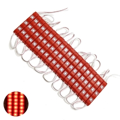 Módulo Injetado Led SMD 7020 c/ 3Led 12v 1,5w IP65 Vermelho