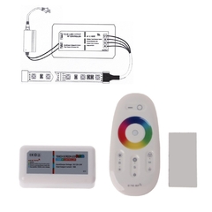 Controlador Rgb Led Controle Sem Fio Touch Automação - Center Comp Led