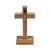 Crucifixo de mesa em madeira - medalha de São Bento 12cm - comprar online