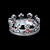 Anillo The Crown SILVER Corona Plateada