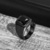 Anillo Piedra Negra Black Widow - Poppe