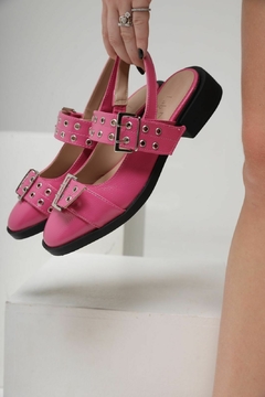 Slingback Maria Júlia Pink - loja online