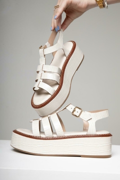 FLATFORM ISA OFF WHITE - loja online