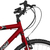 Bicicleta Ultra Bike Aro 26 com 18 Marchas Vermelho Fosco Pro Tork na internet