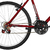 Bicicleta Ultra Bike Aro 26 com 18 Marchas Vermelho Fosco Pro Tork - MOTOFORTE
