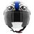 Capacete aberto New Liberty Three GP 88 Azul Pro Tork - comprar online