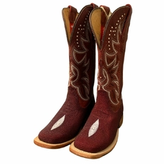 Bota Texana Feminina Goyazes Arraia Olho Vinho/Dallas Pinhao 243203-ACR